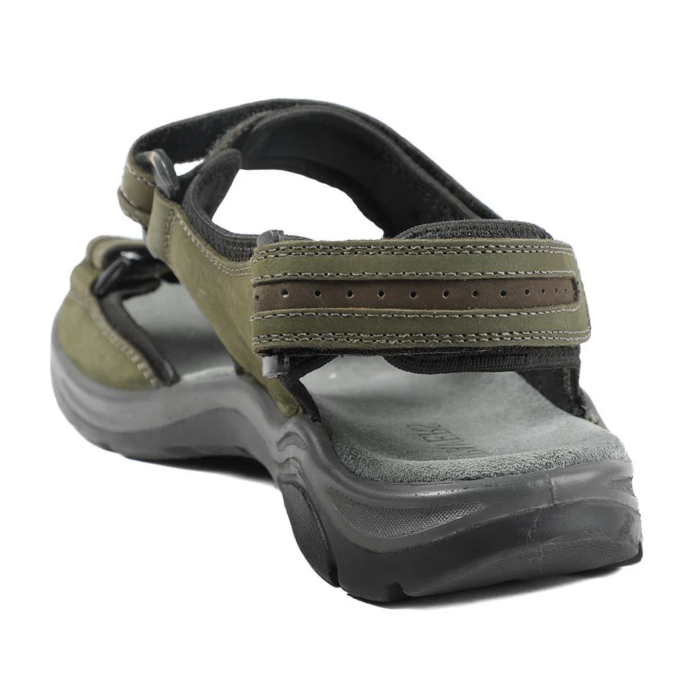 Comfy Triple Touch Fasten Sandals - DDIN43007 / 329 101 - Khaki - Image 4