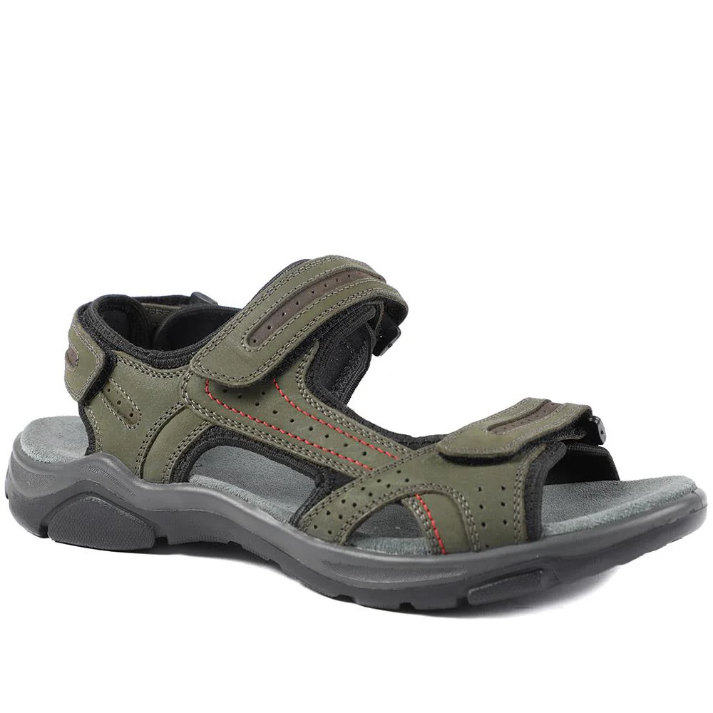 Comfy Triple Touch Fasten Sandals - DDIN43007 / 329 101 - Image 2
