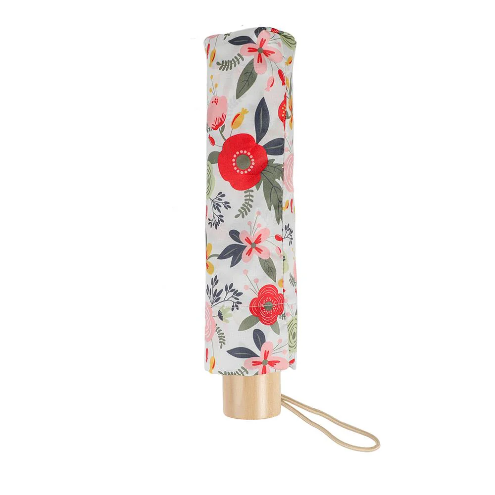 Compact Floral Foldable Umbrella - YUTA43000 / 329 442 - Image 2