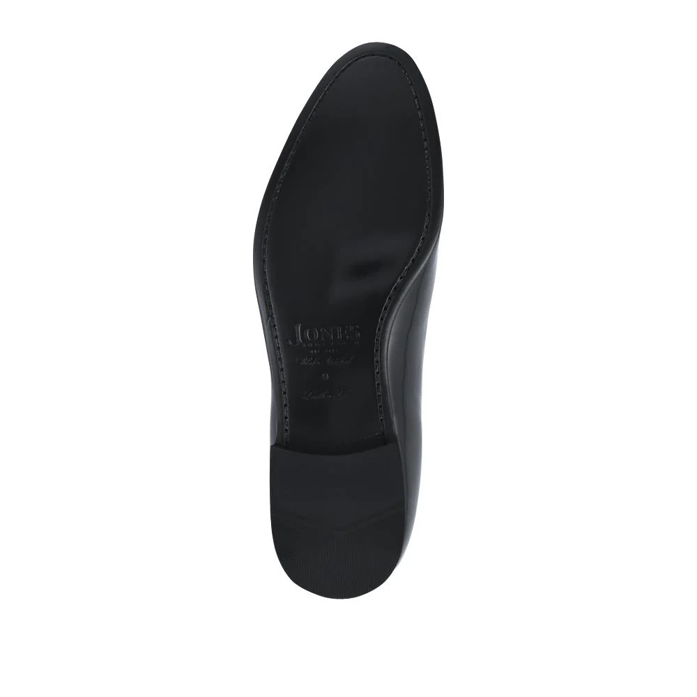 Conley Blake Stitched Leather Slip On Shoes - CONLEY / 327 854 - Black Patent - Image 5