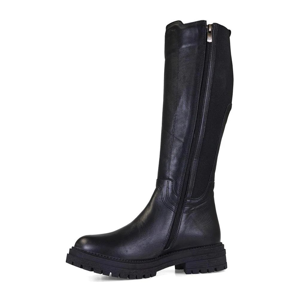 Contemporary Comfort Boots E Fit - ELLIS - Ellis / null - Black Leather - Image 2