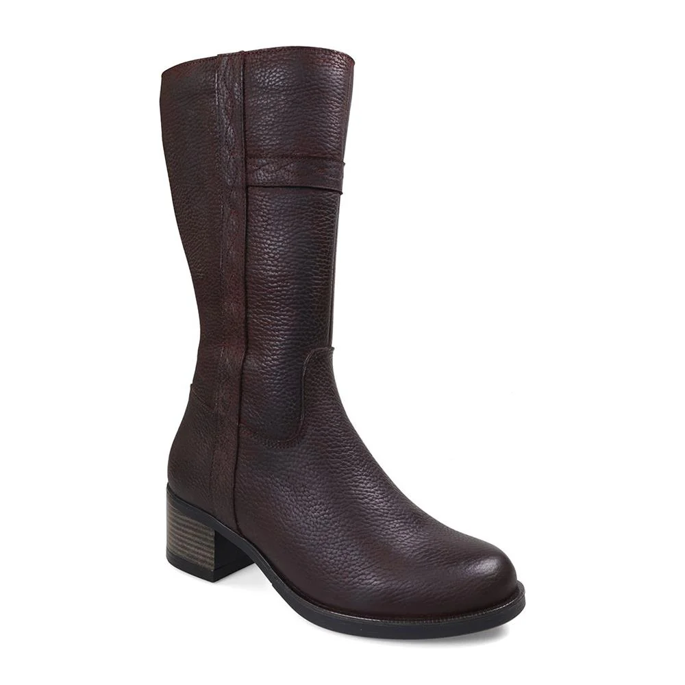 Contemporary Comfort Boots E Fit - OLIVE