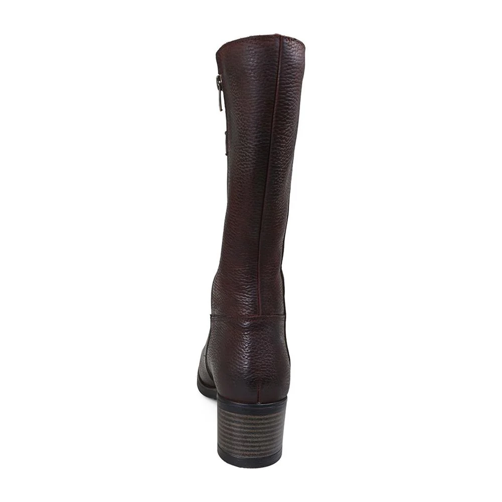 Contemporary Comfort Boots E Fit - OLIVE - Olive / null - Dark Brown Tumbled Nubuck - Image 4
