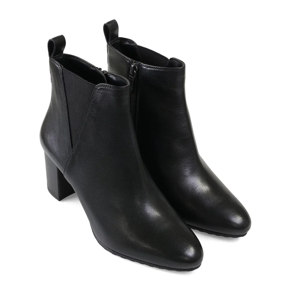 Contemporary Comfort Boots EE Fit - ARABELLA - Arabella / null - Black Leather