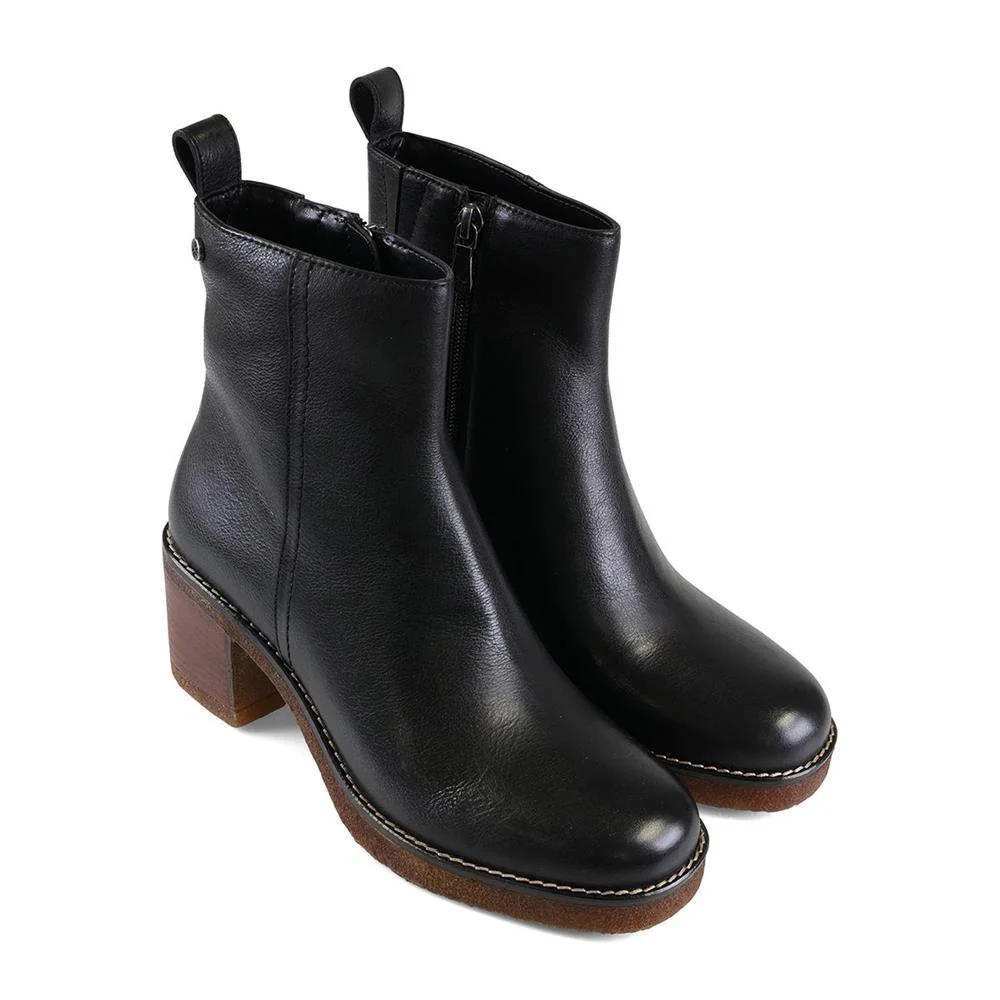 Contemporary Comfort Boots EE Fit - HARPER - Harper / null - Black Tumbled Leather
