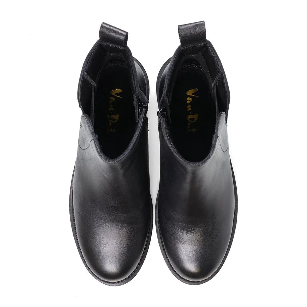 Contemporary Comfort Boots EE Fit - HARPER - Harper / null - Black Tumbled Leather - Image 6
