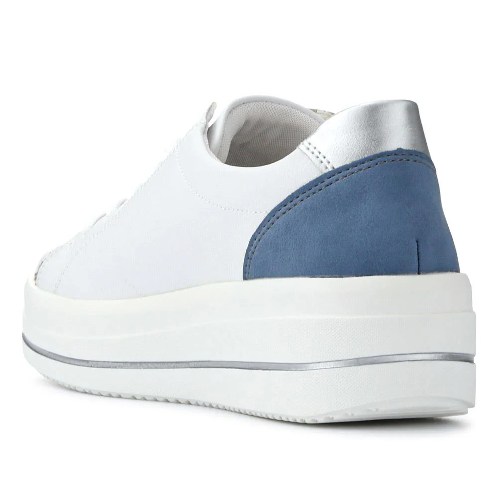Contrasting Zip Trainers - DRS39504 / 325 414 - Blue Multi - Image 3