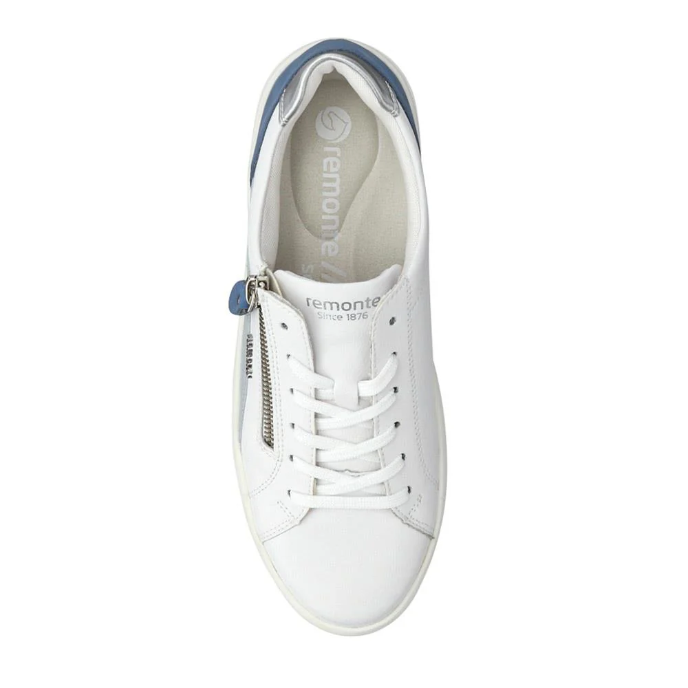 Contrasting Zip Trainers - DRS39504 / 325 414 - Blue Multi - Image 4