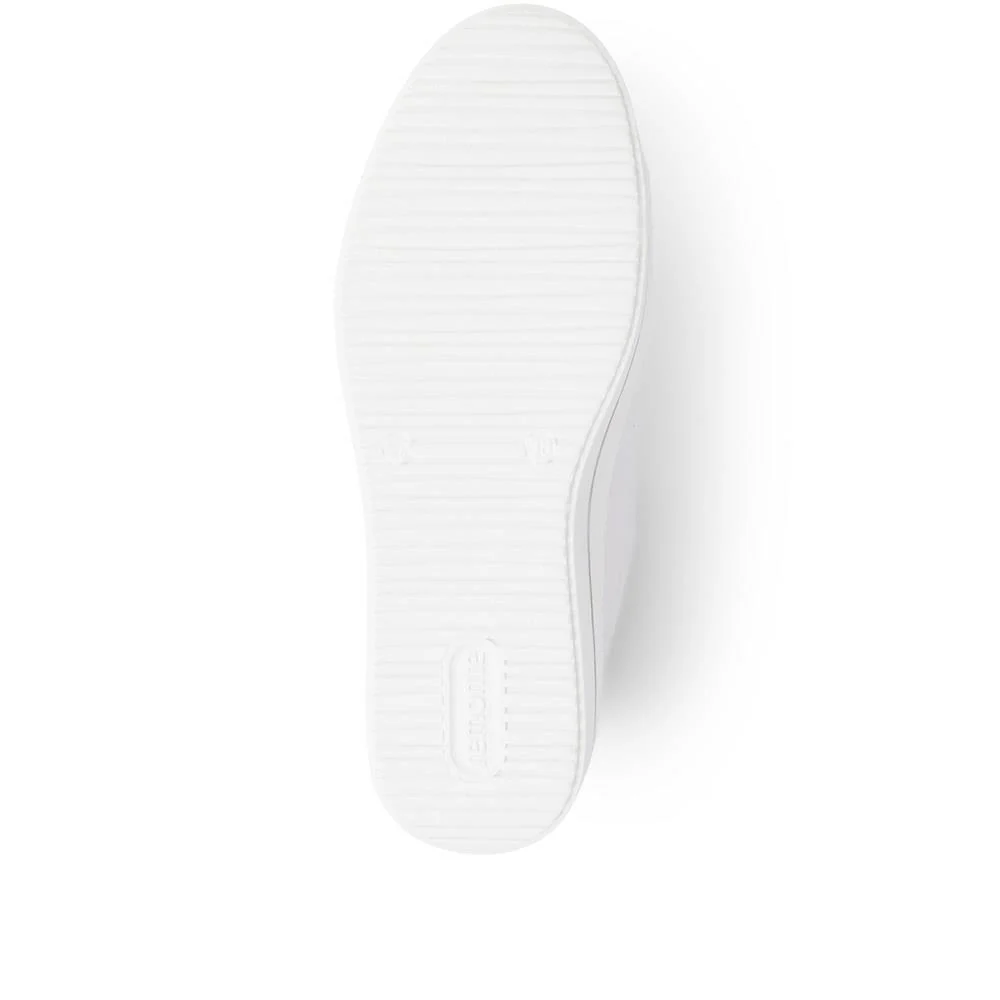 Contrasting Zip Trainers - DRS39504 / 325 414 - White Multi - Image 4