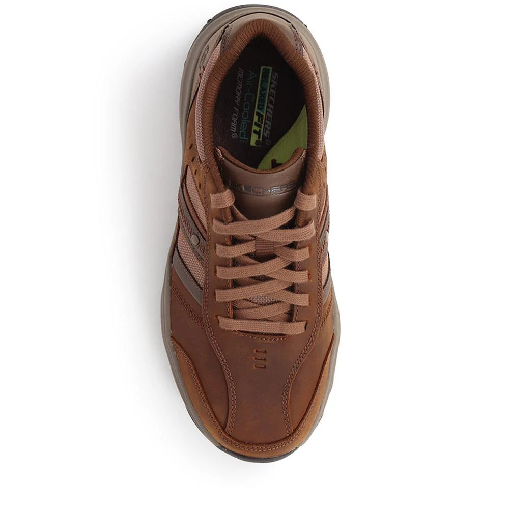 Craster Archdale Lace-Up Trainers - SKE40049 / 325 648 - Dark Brown - Image 5
