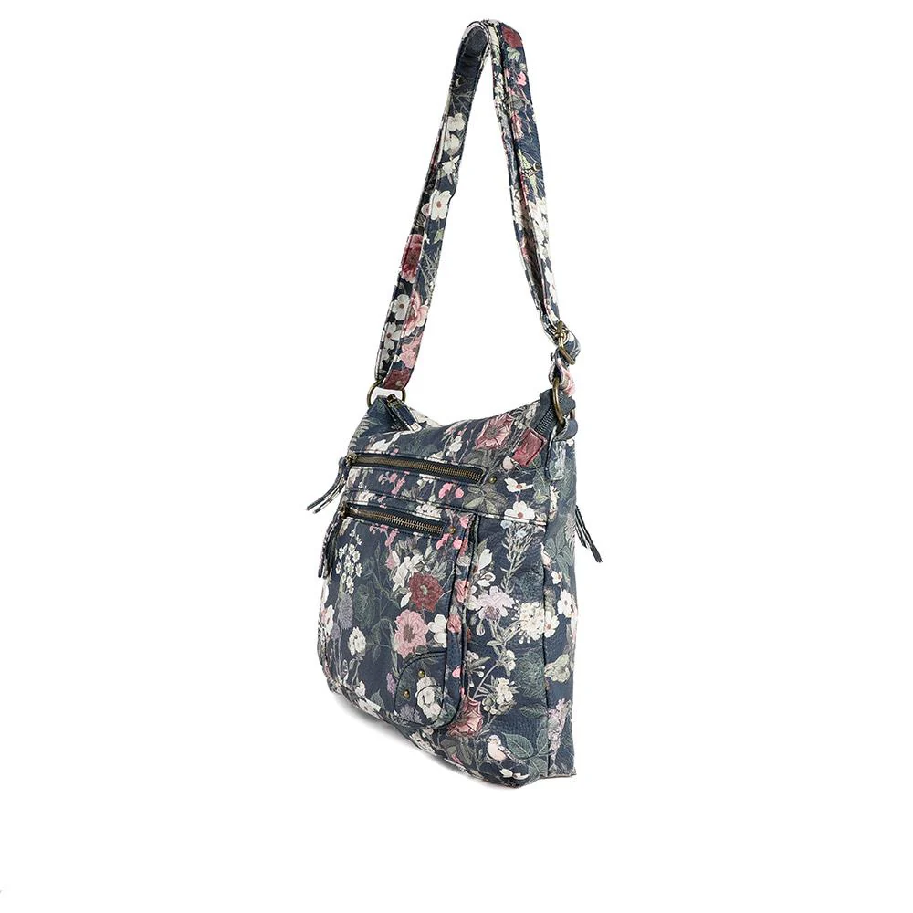 Cross-Body Bag - WAHT34001 / 321 041 - Navy Print - Image 3