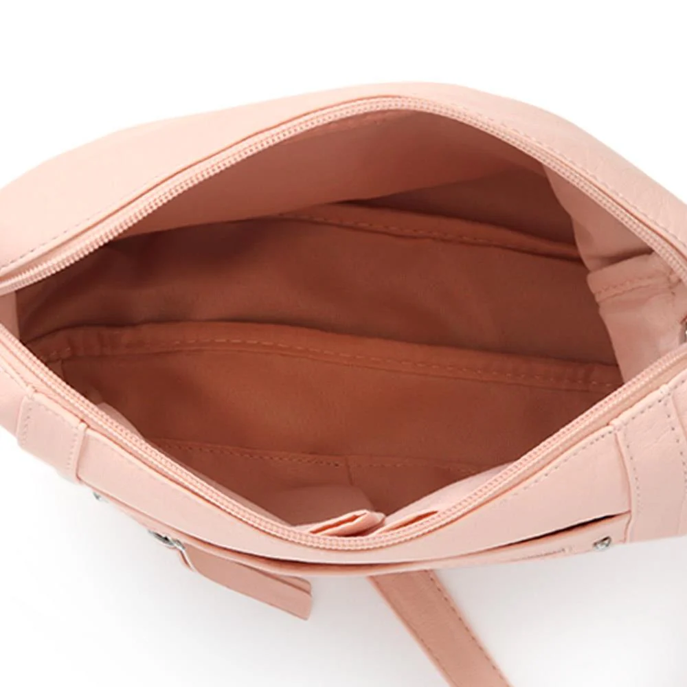 Cross-Body Zip-Close Bag - JEWN39005 / 325 469 - Blush - Image 3