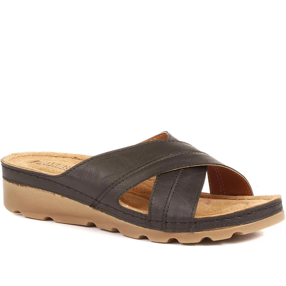Crossover Mule Sandals - SERAY33007 / 320 090 - Image 4