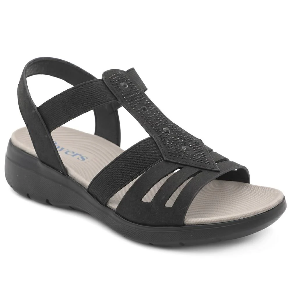 Cushioned Comfort Fit Sandals - BAIZH43028 / 329 148 - Image 2