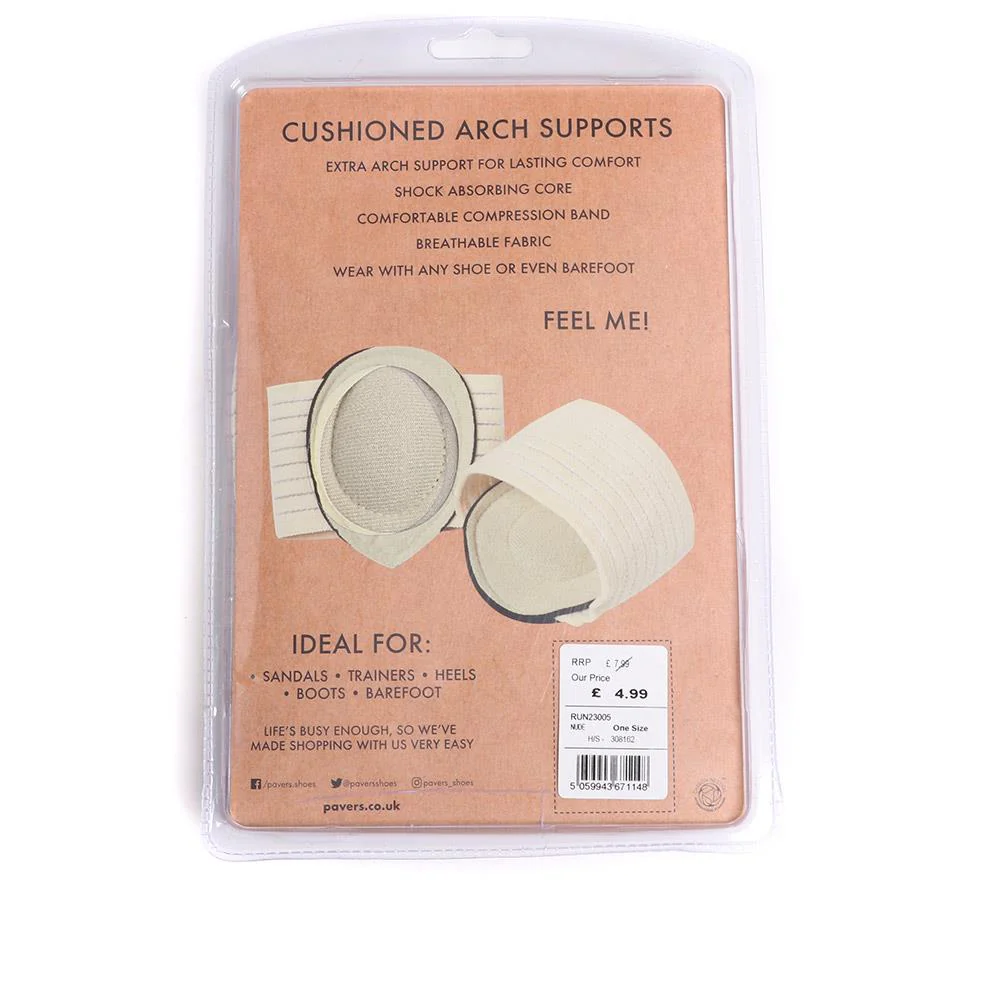 Cushioned Foot Arch Supports - RUN23005 / 308 162 - Nude - Image 2