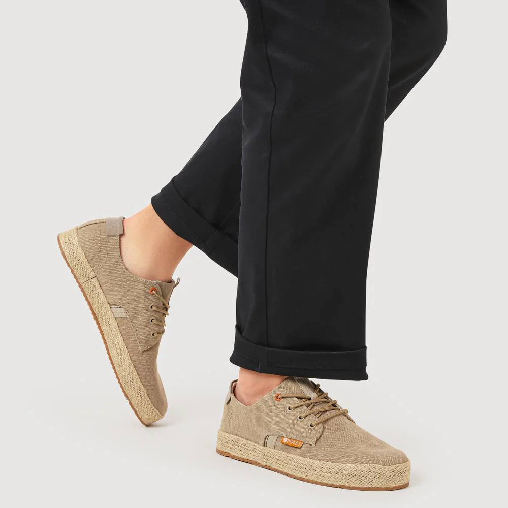 Cushioned Lace-Up Shoes - XIAM41016 / 327 171 - Beige - Image 5