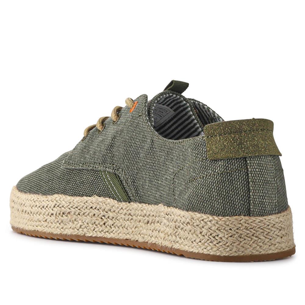 Cushioned Lace-Up Shoes - XIAM41016 / 327 171 - Khaki - Image 4