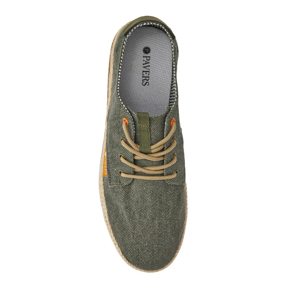 Cushioned Lace-Up Shoes - XIAM41016 / 327 171 - Khaki - Image 5