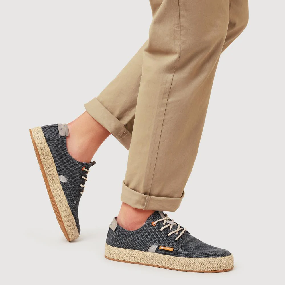 Cushioned Lace-Up Shoes - XIAM41016 / 327 171 - Navy - Image 5