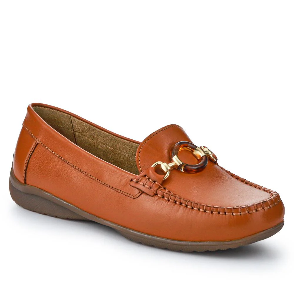 Cushioned Leather Moccasins - NAP41000 / 327 011 - Image 2