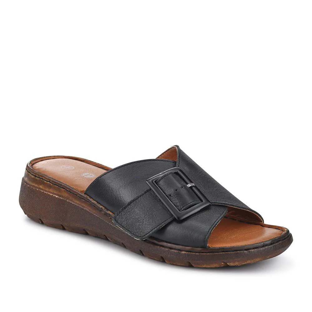 Cushioned Leather Mules - LUCK41009 / 327 392 - Image 2