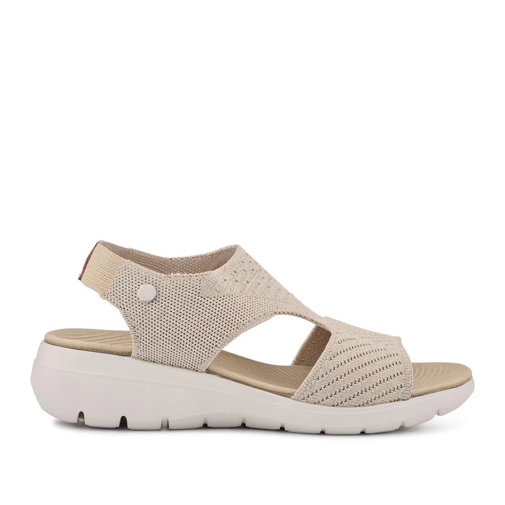 Cushioned Lightweight Sandals - BAIZH41030 / 327 192 - Beige-Gold - Image 2