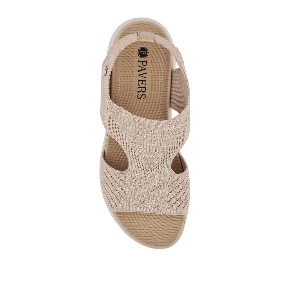 Cushioned Lightweight Sandals - BAIZH41030 / 327 192 - Beige-Gold - Image 4