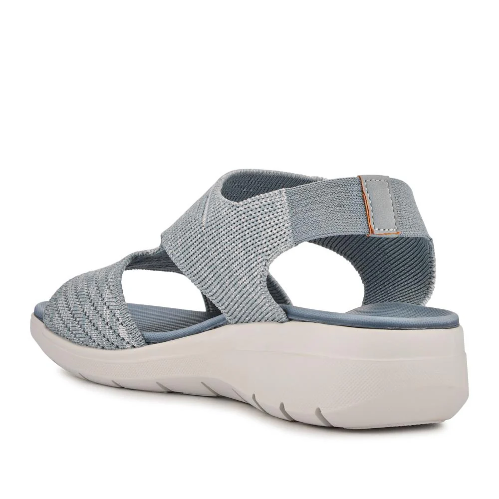 Cushioned Lightweight Sandals - BAIZH41030 / 327 192 - Light Blue - Image 3