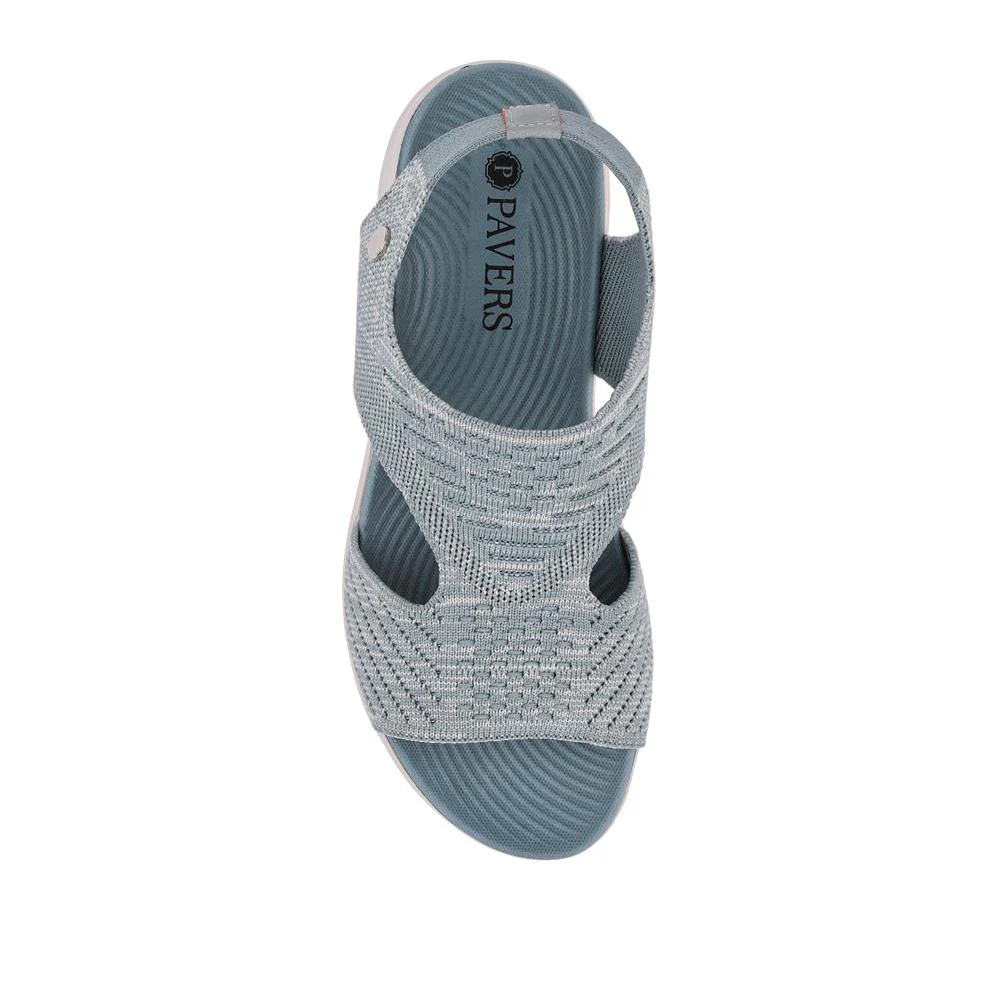 Cushioned Lightweight Sandals - BAIZH41030 / 327 192 - Light Blue - Image 4