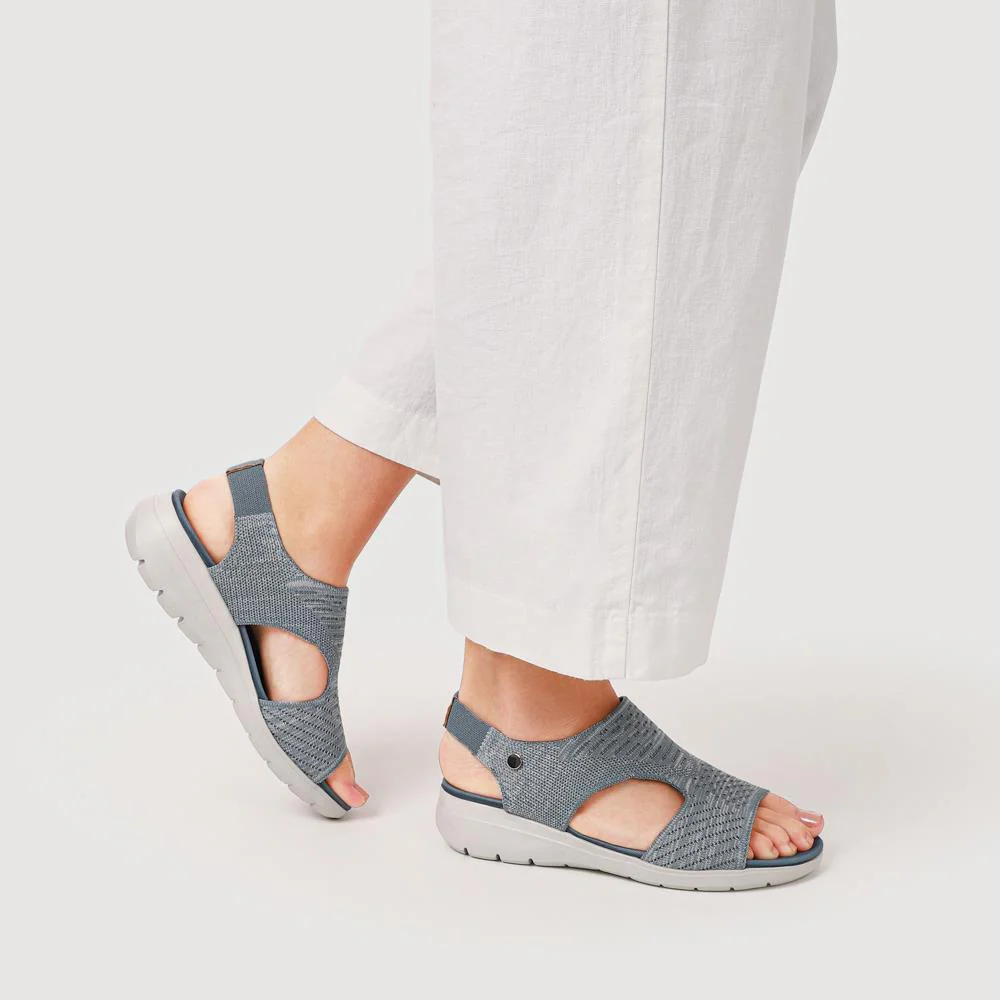 Cushioned Lightweight Sandals - BAIZH41030 / 327 192 - Light Blue - Image 5