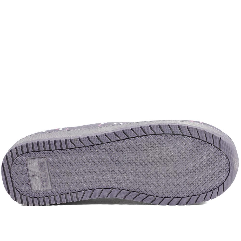 Cushioned Memory Foam Mule Slippers - QING43000 / 329 335 - Lilac Multi - Image 6