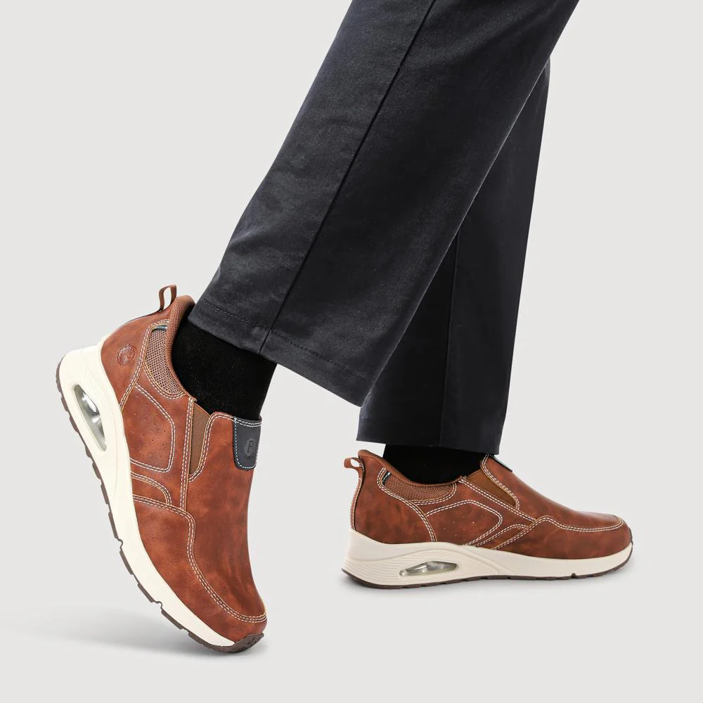 Easy Step In Cushioned Shoes - BOJIE41022 / 327 405 - Brown - Image 5