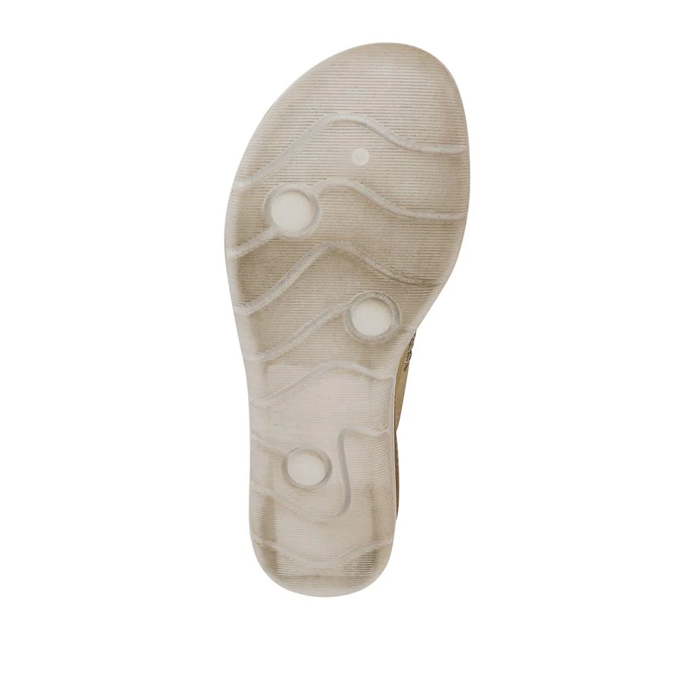 Cushioned Toe Post Sandals - INB41028 / 327 354 - Gold - Image 5