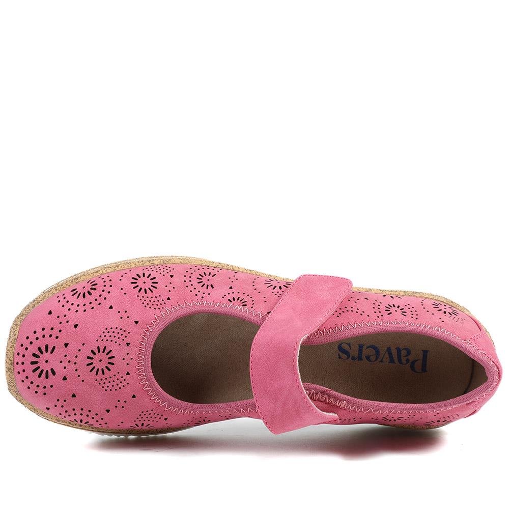 Cushioned Touch Fasten Mary Janes - WBINS43051 / 328 961 - Fuschia - Image 5