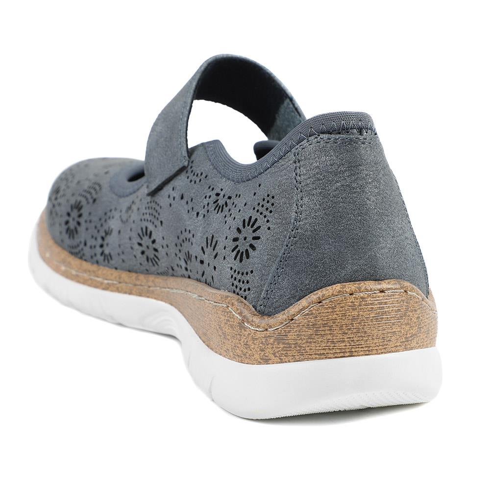Cushioned Touch Fasten Mary Janes - WBINS43051 / 328 961 - Navy - Image 4