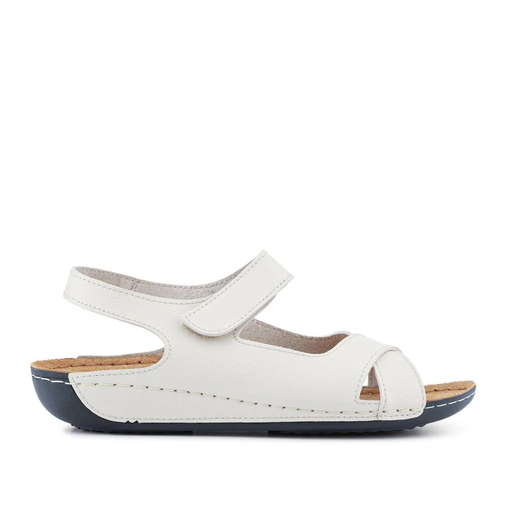 Cushioned Touch-Fasten Sandals - SERAY41003 / 327 591 - Beige - Image 4