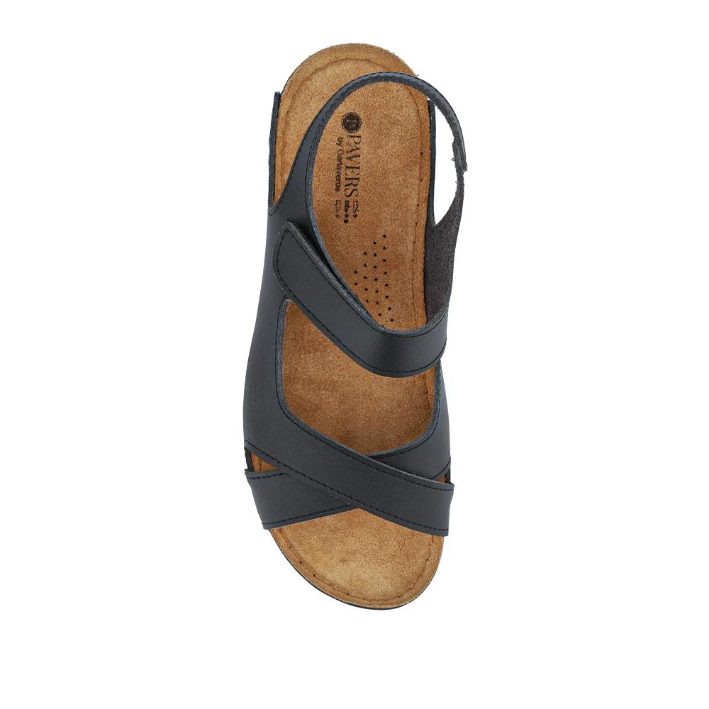 Cushioned Touch-Fasten Sandals - SERAY41003 / 327 591 - Black - Image 4