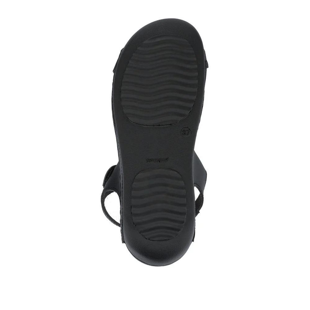 Cushioned Touch-Fasten Sandals - SERAY41003 / 327 591 - Black - Image 5