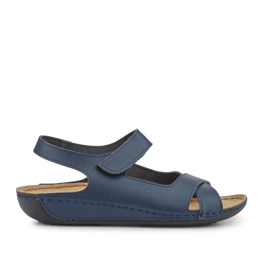 Cushioned Touch-Fasten Sandals - SERAY41003 / 327 591 - Navy - Image 2