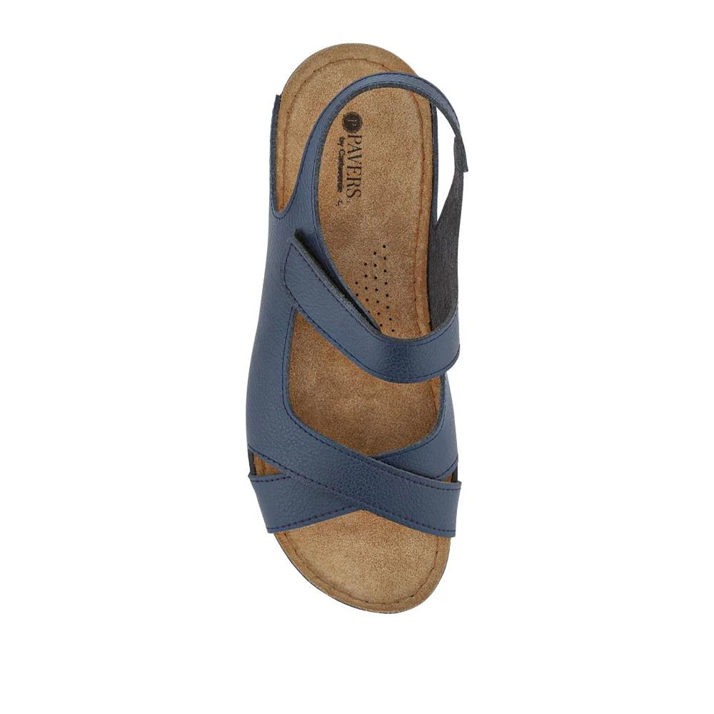 Cushioned Touch-Fasten Sandals - SERAY41003 / 327 591 - Navy - Image 4