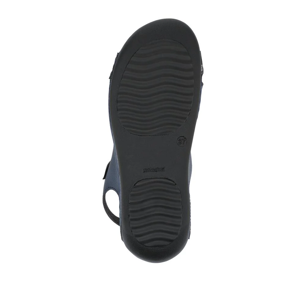 Cushioned Touch-Fasten Sandals - SERAY41003 / 327 591 - Navy - Image 5