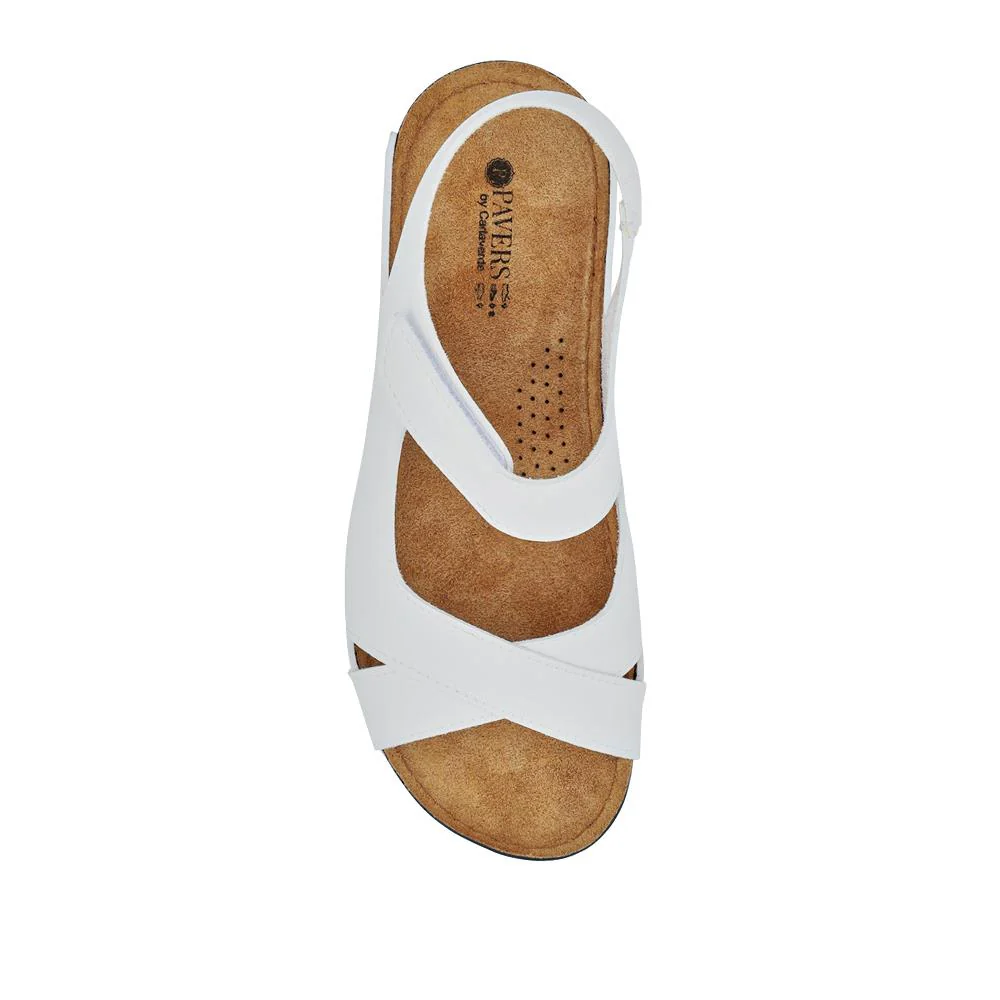 Cushioned Touch-Fasten Sandals - SERAY41003 / 327 591 - White - Image 5