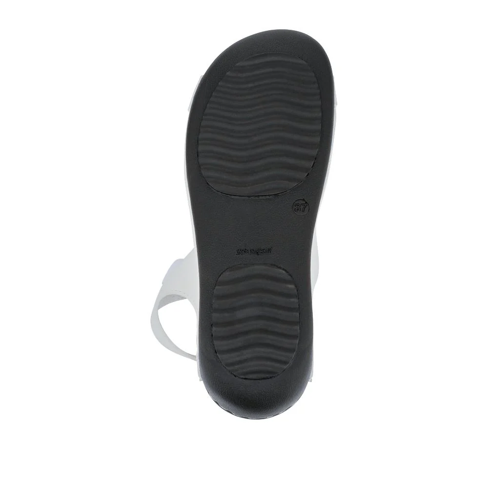 Cushioned Touch-Fasten Sandals - SERAY41003 / 327 591 - White - Image 6
