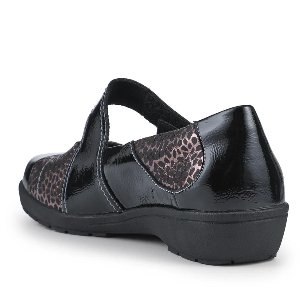Cushioned Touch-Fastening Mary Janes - WBINS42011 / 328 058 - Black Multi - Image 3