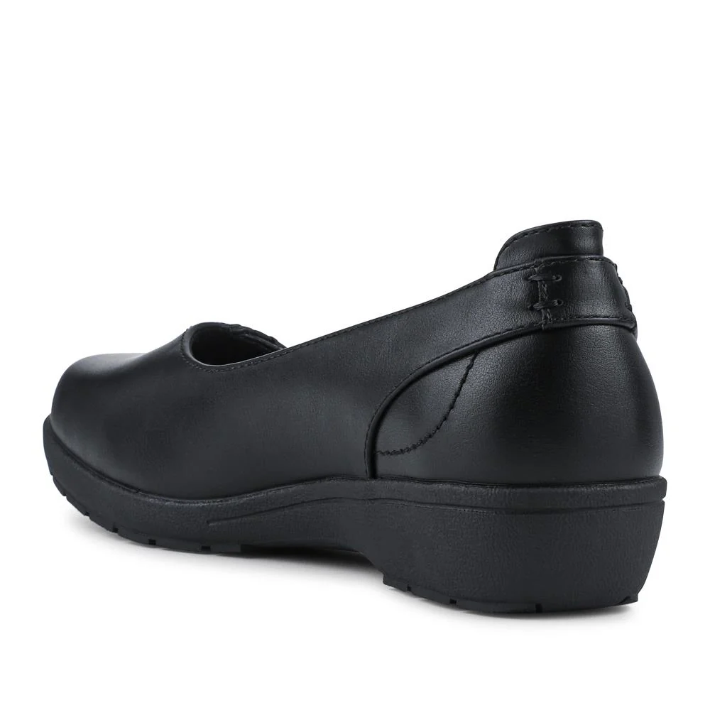 Cushioned Wedge Heel Courts - WBINS42086 / 328 142 - Black - Image 3
