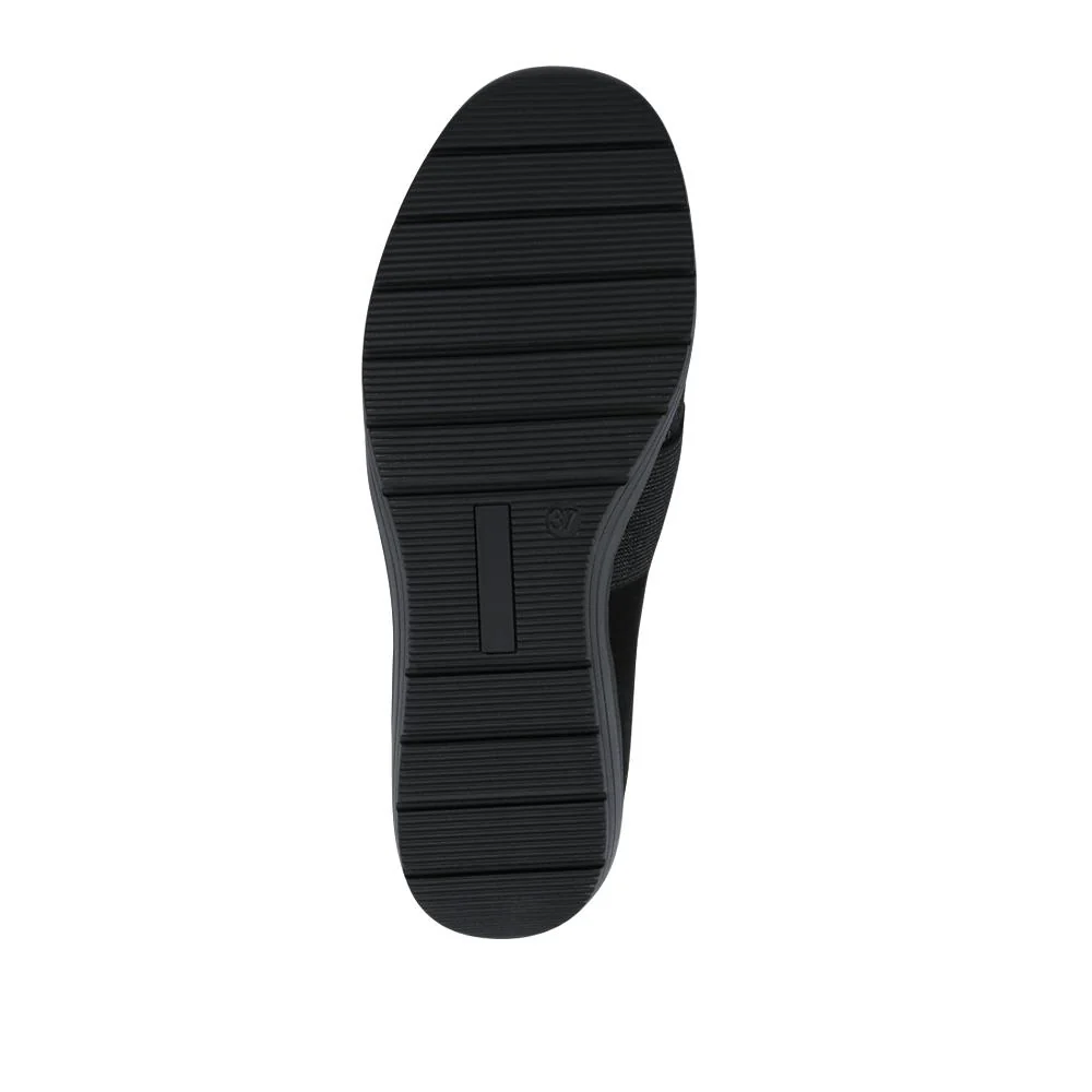 Cushioned Wedge Slip-On Shoes - SANYI42004 / 327 956 - Black - Image 6