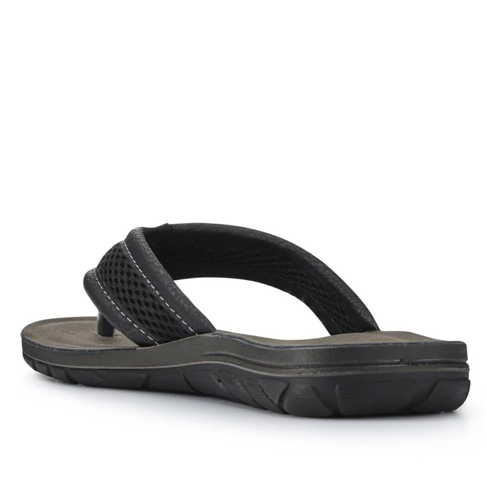 Cushioning Toe Post Sandals - INB41014 / 327 000 - Black - Image 3