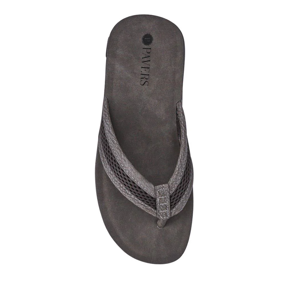 Cushioning Toe Post Sandals - INB41014 / 327 000 - Grey - Image 4