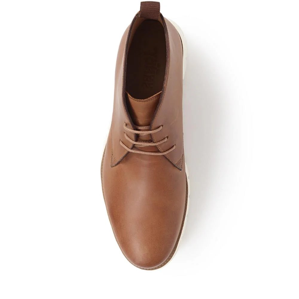 Daemon Leather Chukka Boots - DAEMON / 325 741 - Tan Nubuck - Image 4