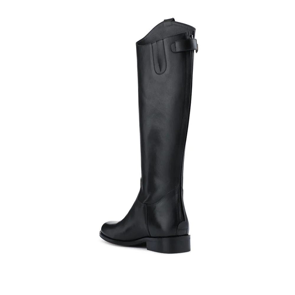 Daliah Leather Long Boots - DALIAH / 328 440 - Black - Image 3
